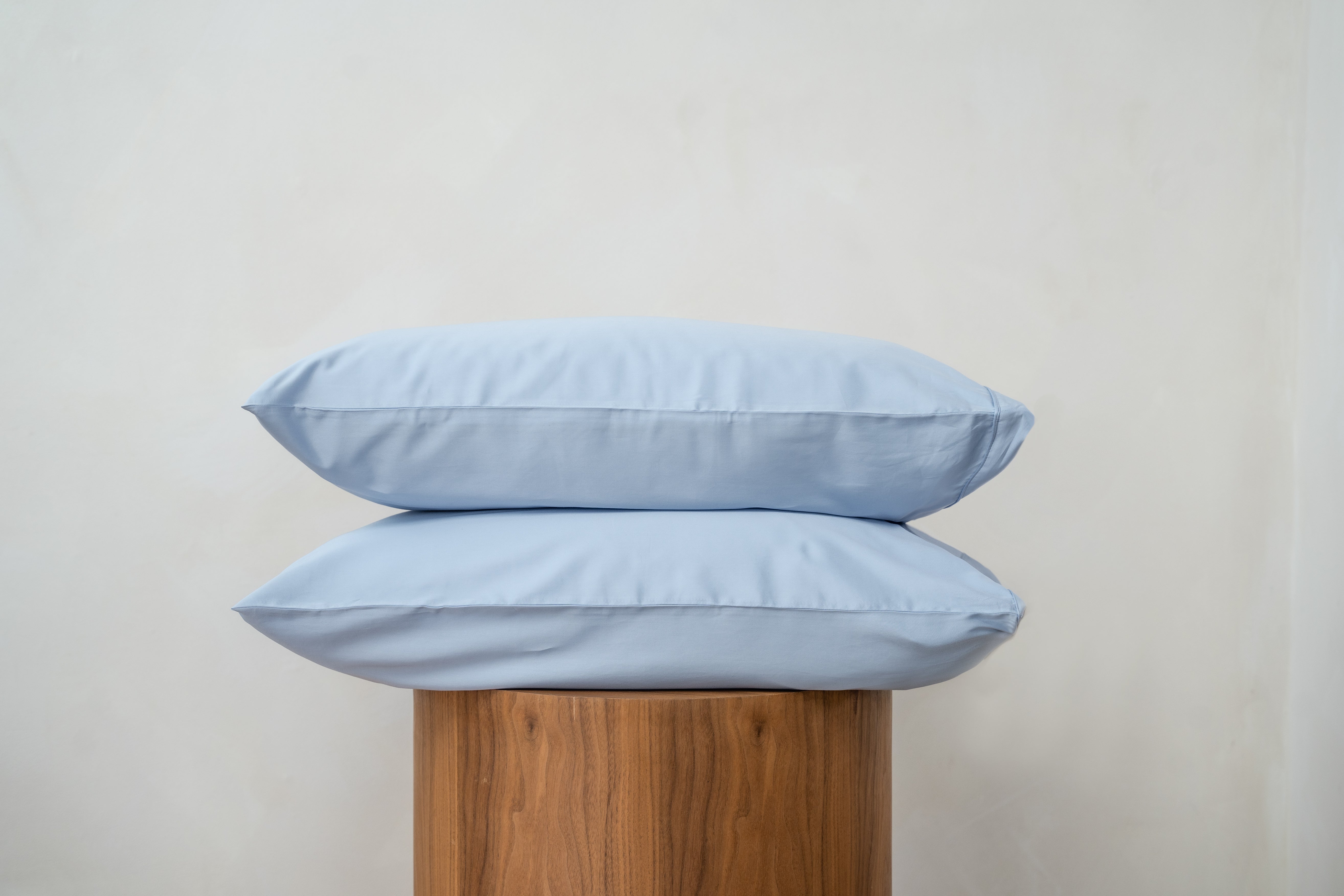 The Sateen Cotton Pillow Case - Colour: Sky