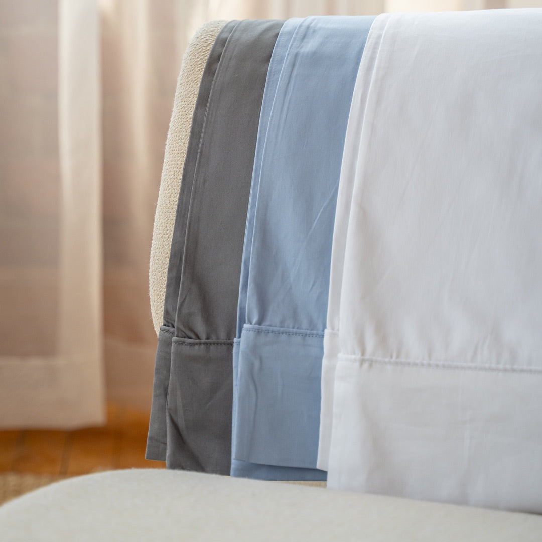 The Sateen Cotton Pillow Case Set