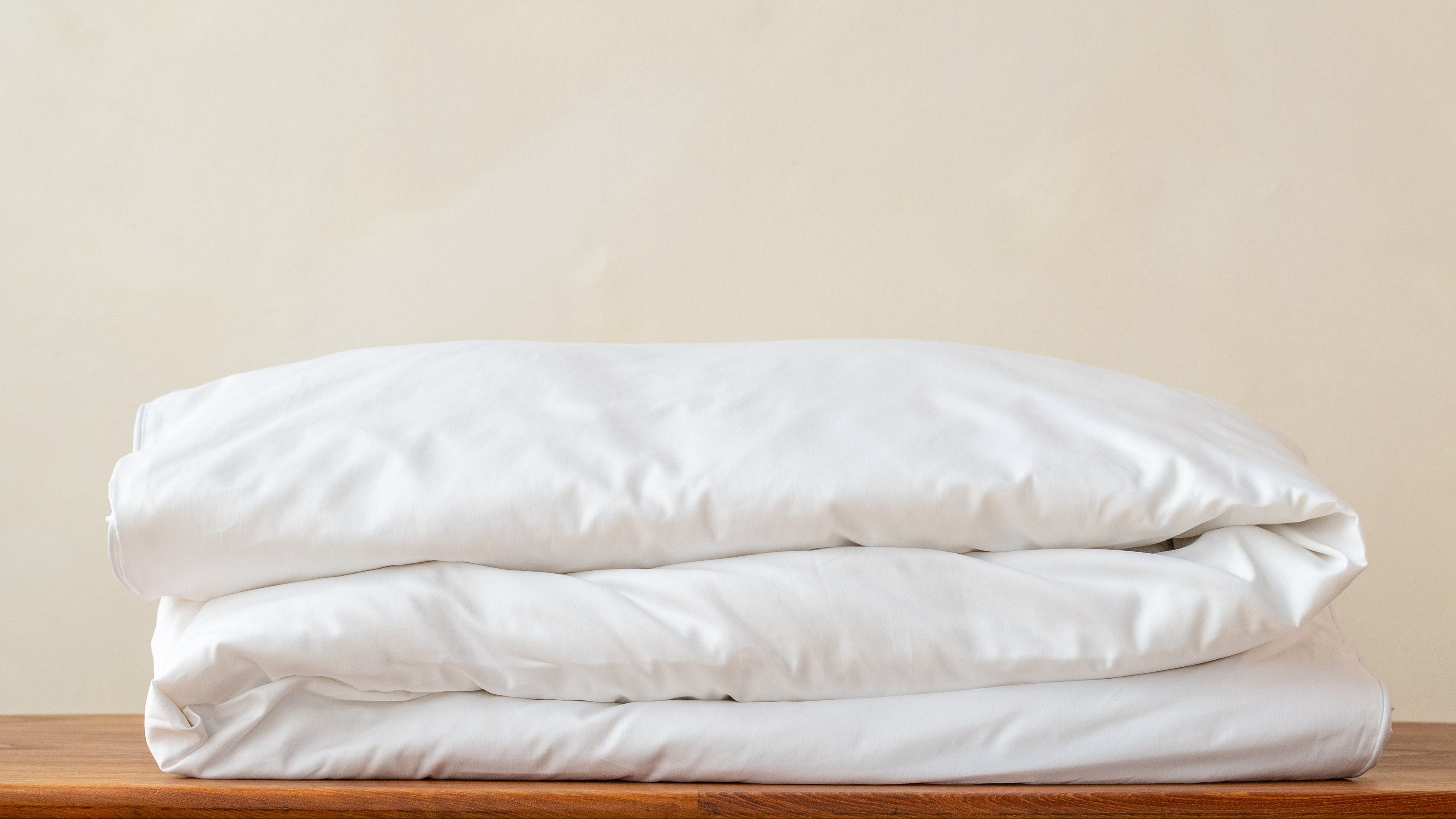 The Sateen Cotton Duvet Cover - White