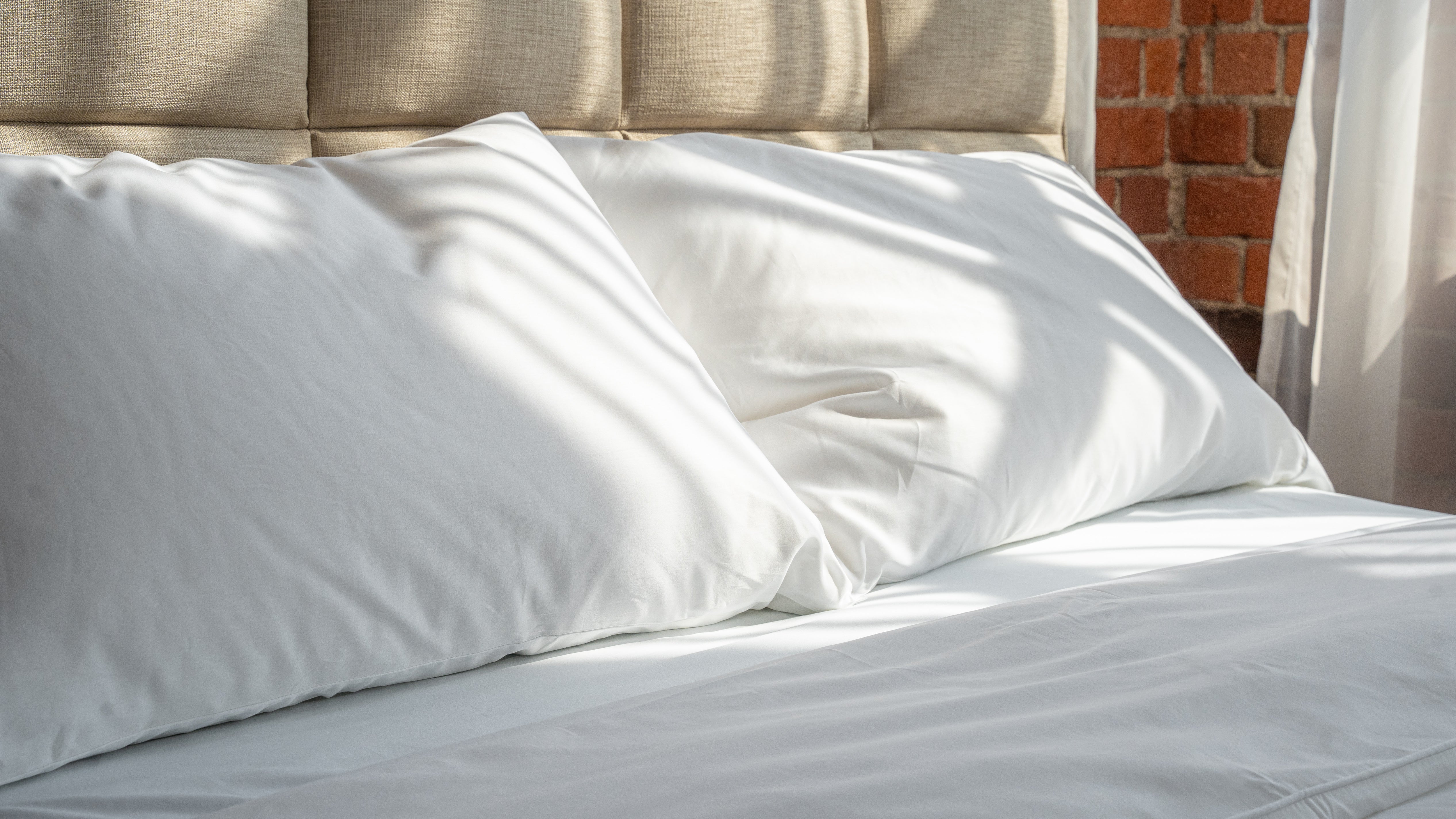 The Sateen Cotton Bedding - Colour: White