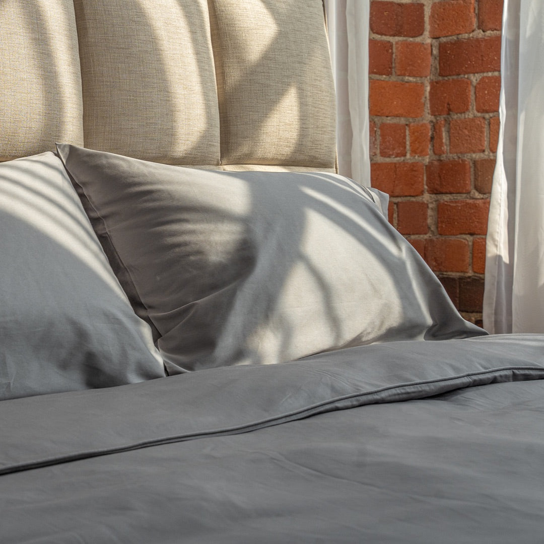 The Sateen Cotton Fitted Sheet