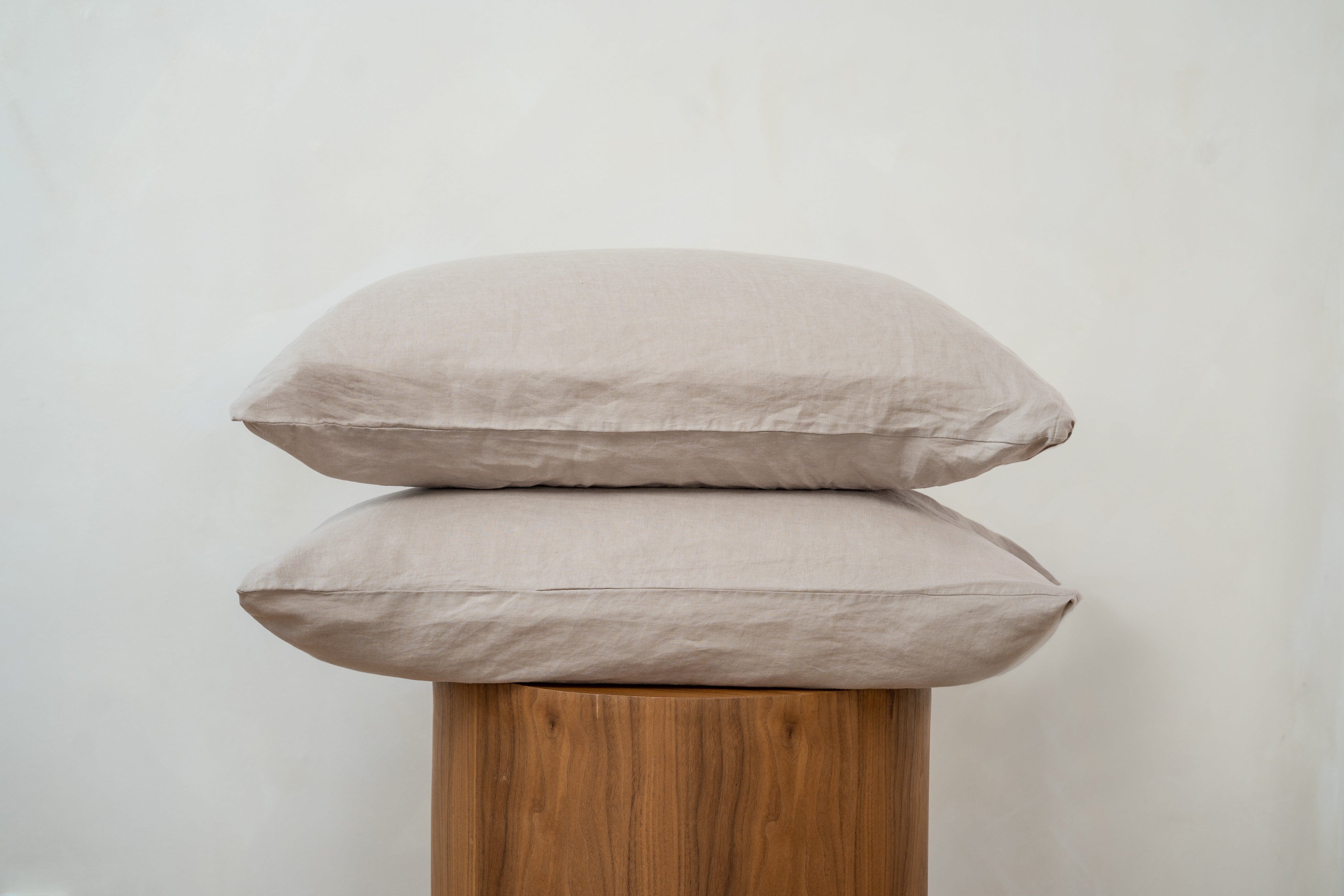 The Flax Linen Pillow Case - Colour: Sand