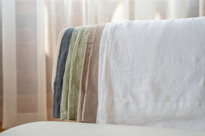 The Flax Linen Pillow Cases - Colours