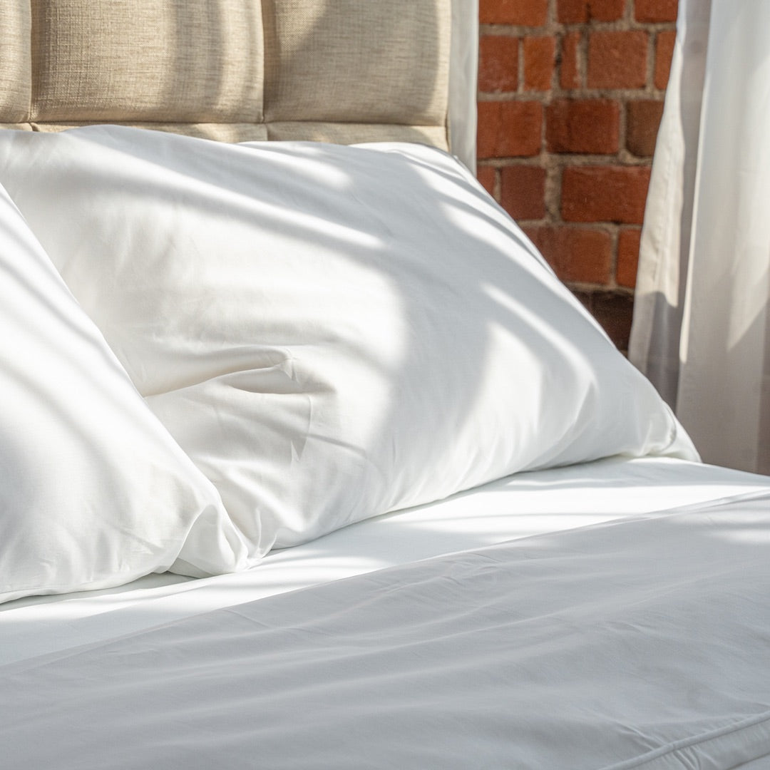 The Sateen Cotton Fitted Sheet