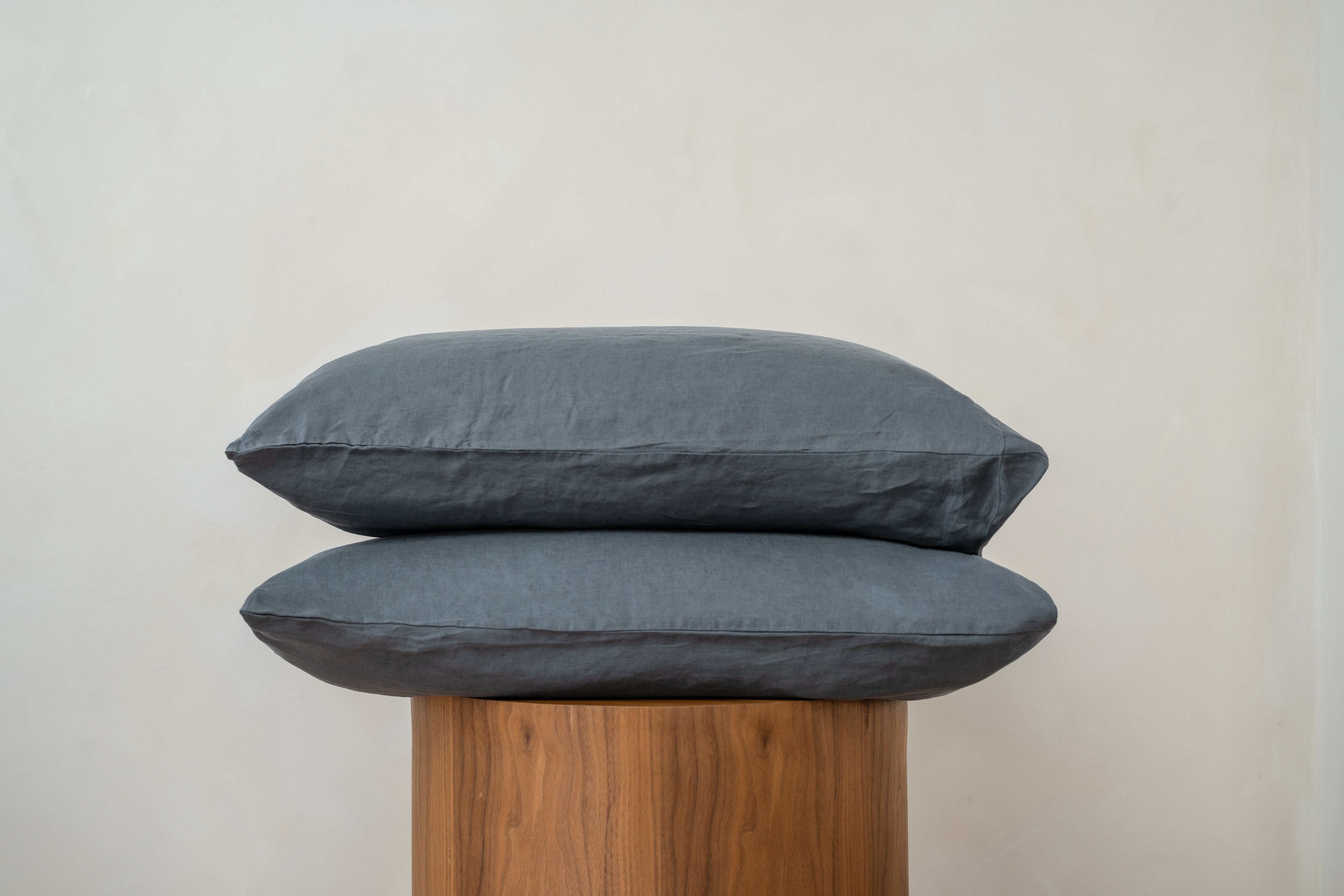 The Flax Linen Pillow Case - Colour: Ash