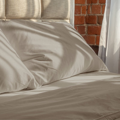The Sateen Cotton Fitted Sheet